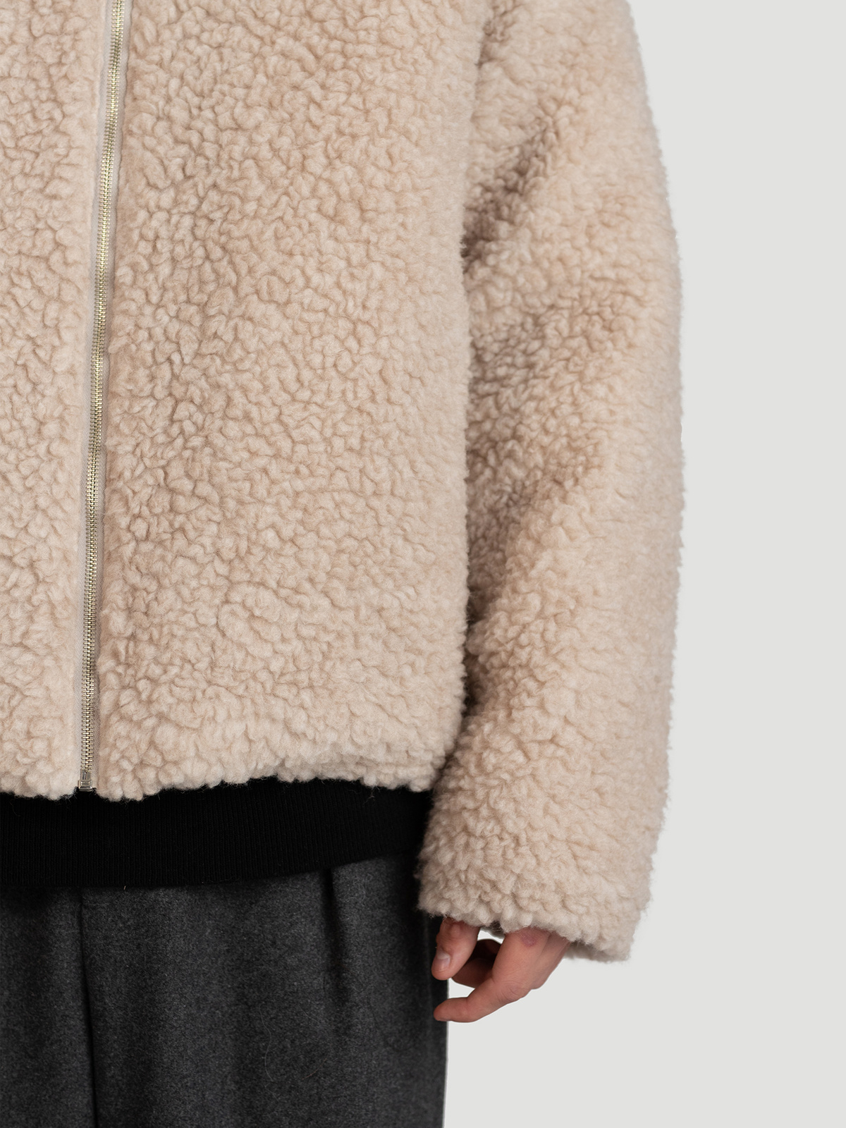 Dida Unisex Sherpa Jacket Sand 6