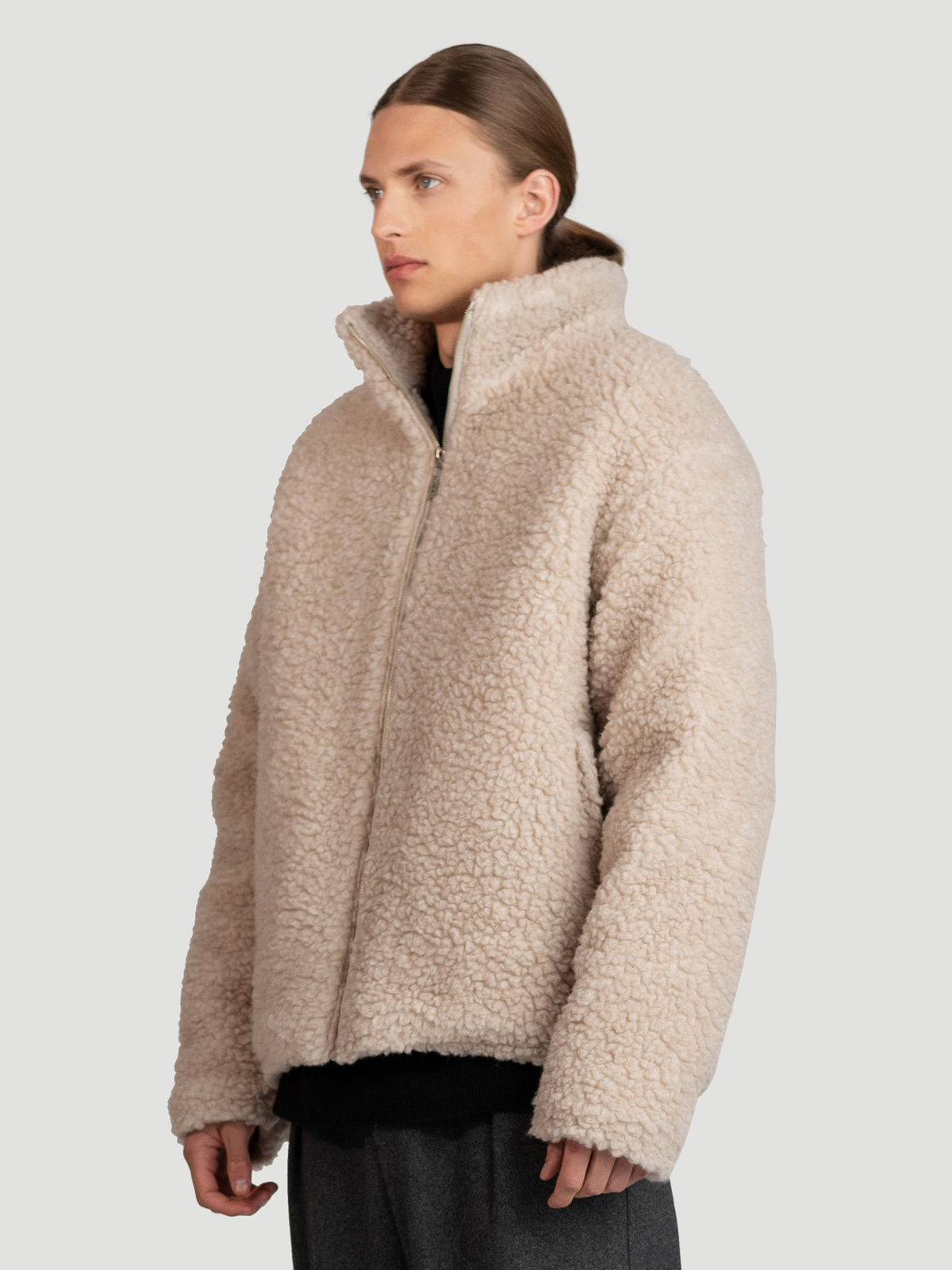 Dida Unisex Sherpa Jacket Sand 7