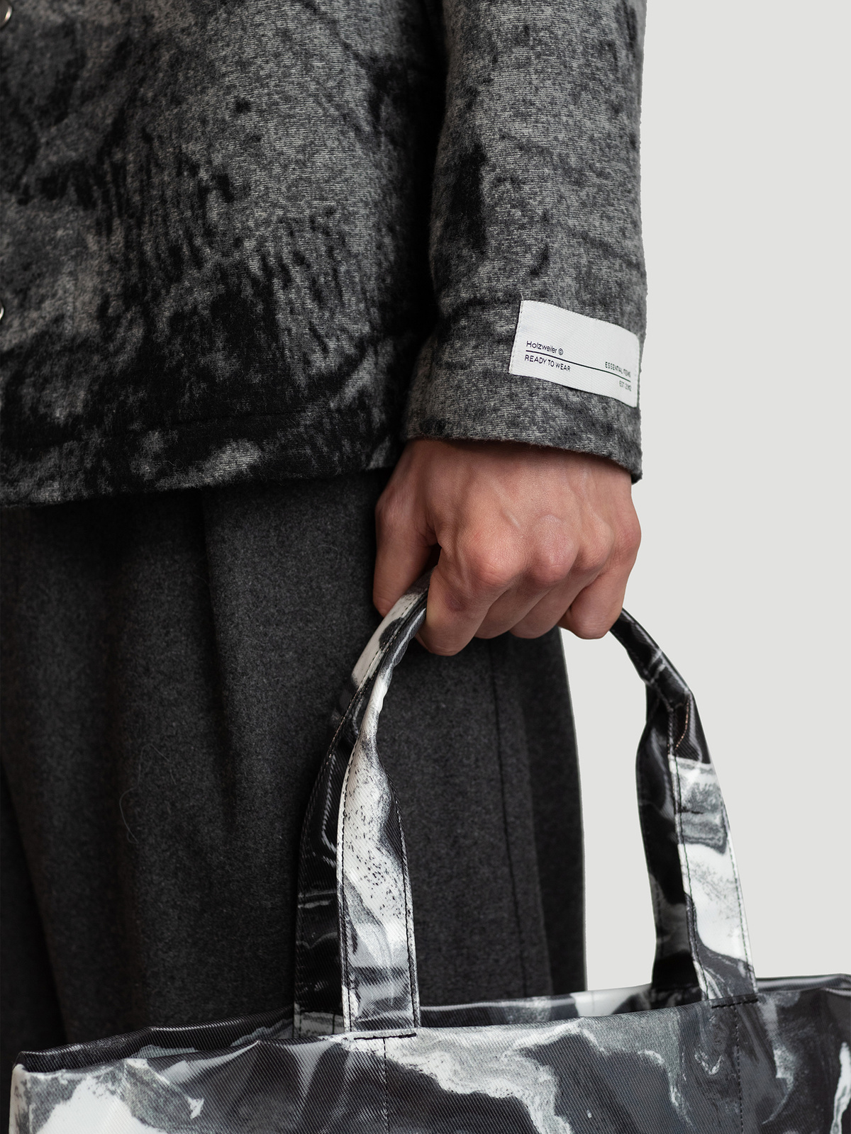 Mila Shirt Jacket Grey Mix 2