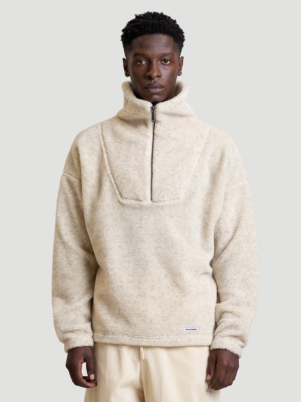 Mase Half Zip Sand Mix 0