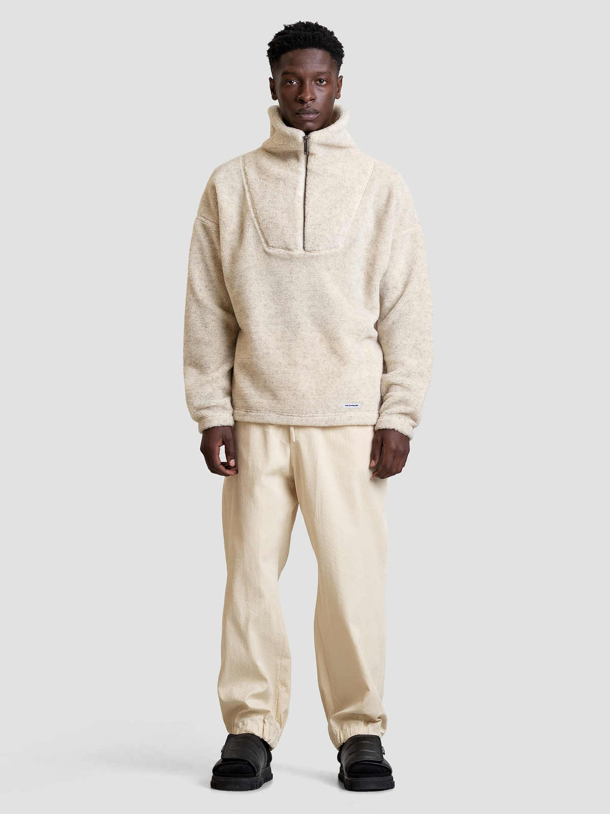 Mase Half Zip Sand Mix 1