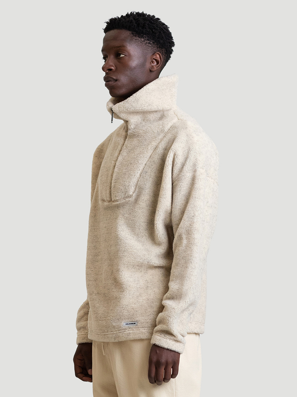 Mase Half Zip Sand Mix 3