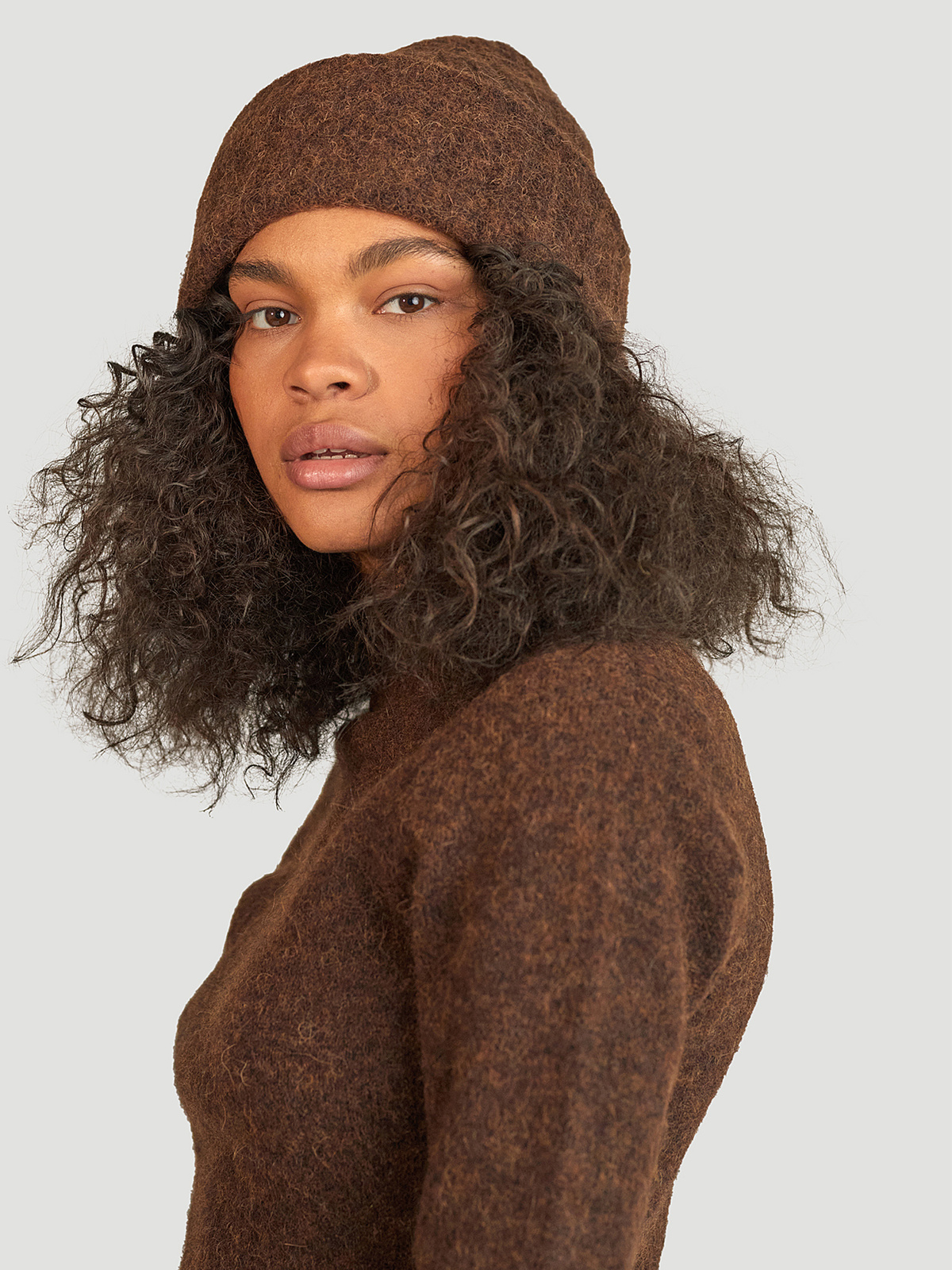 Erica Beanie Brown 1