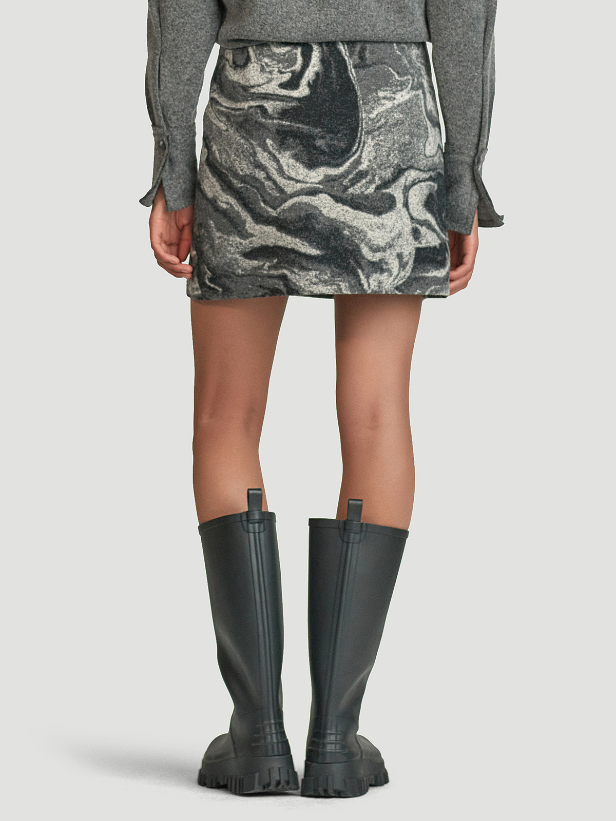 Bella Skirt Grey Mix 4