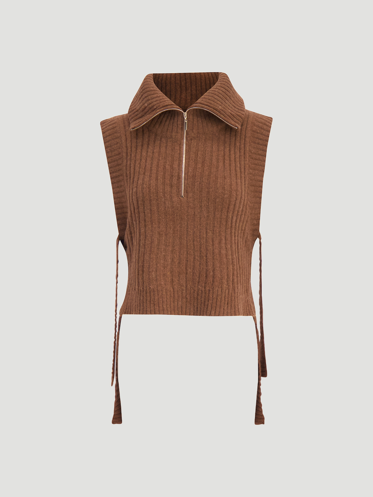 Hafjell Knit Bib Brown 5
