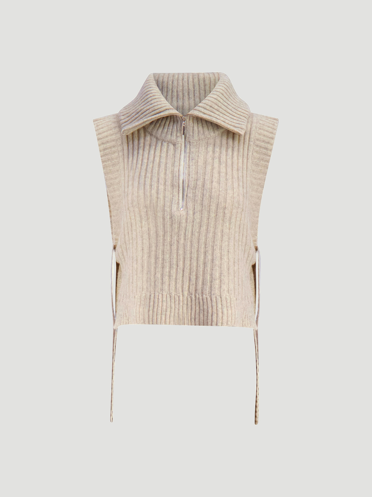 Hafjell Knit Bib Lt. Grey 5