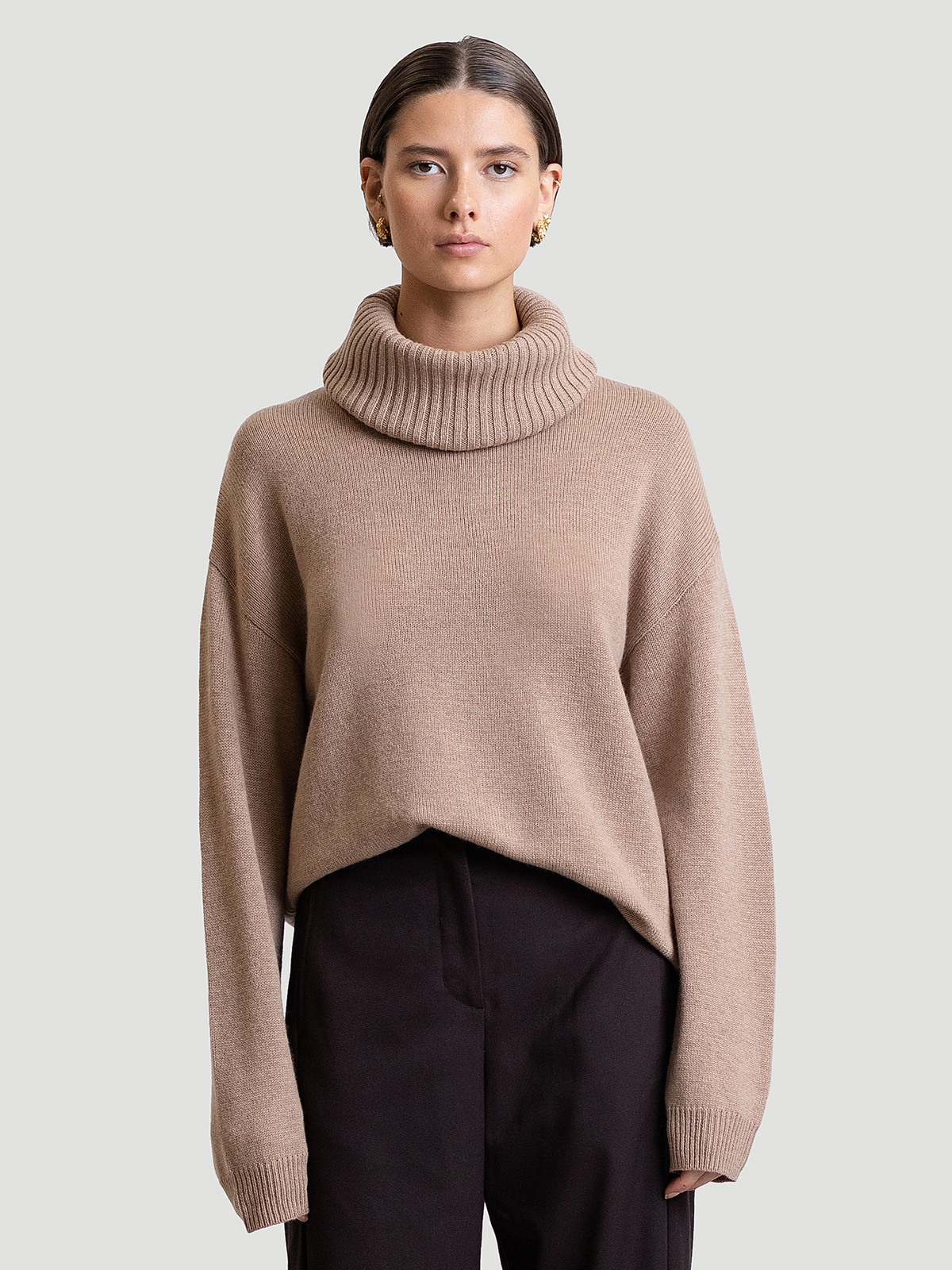 Hovin Knit Sweater Sand 0