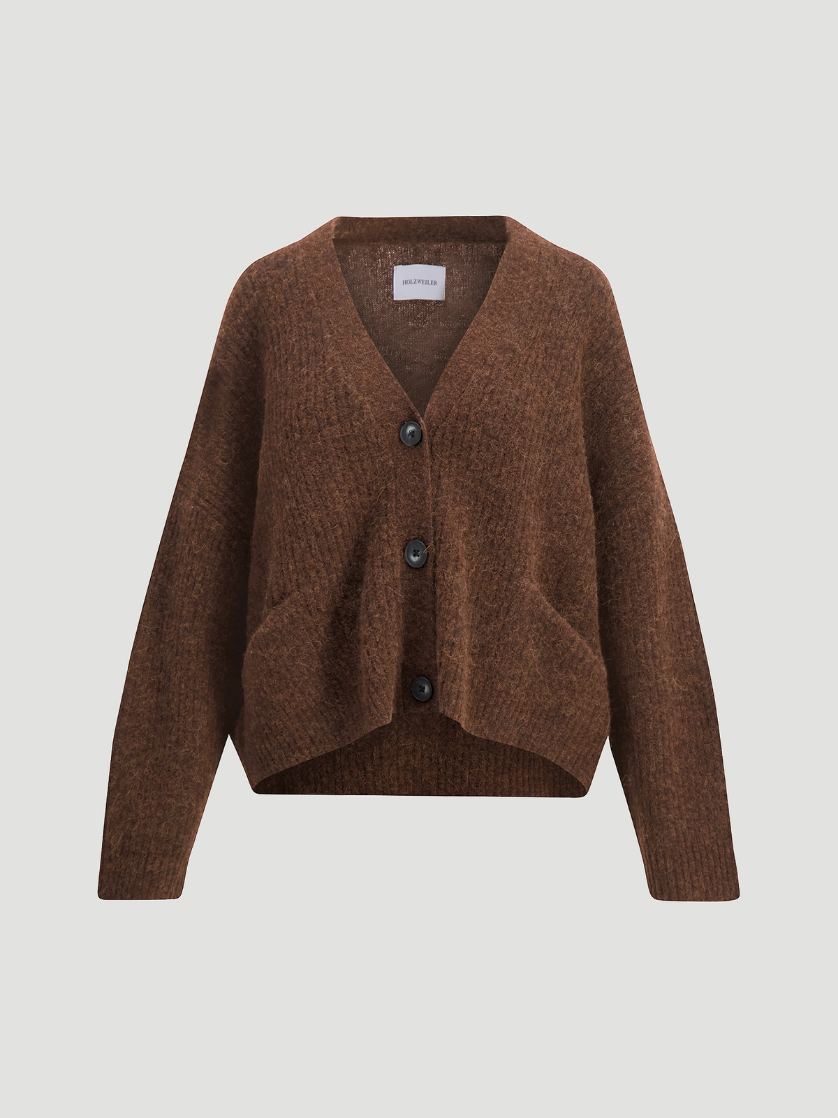 Drive Knit Cardigan Brown 4