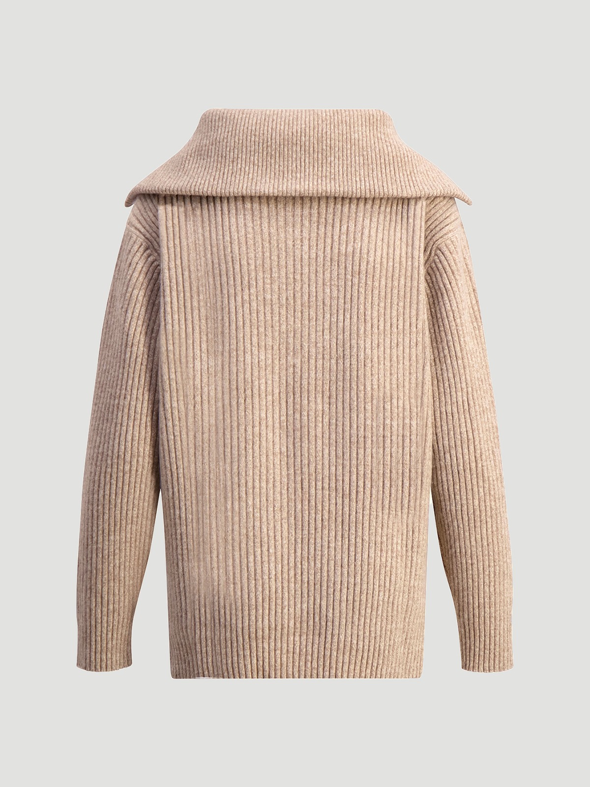 React Knit Sweater Sand 6