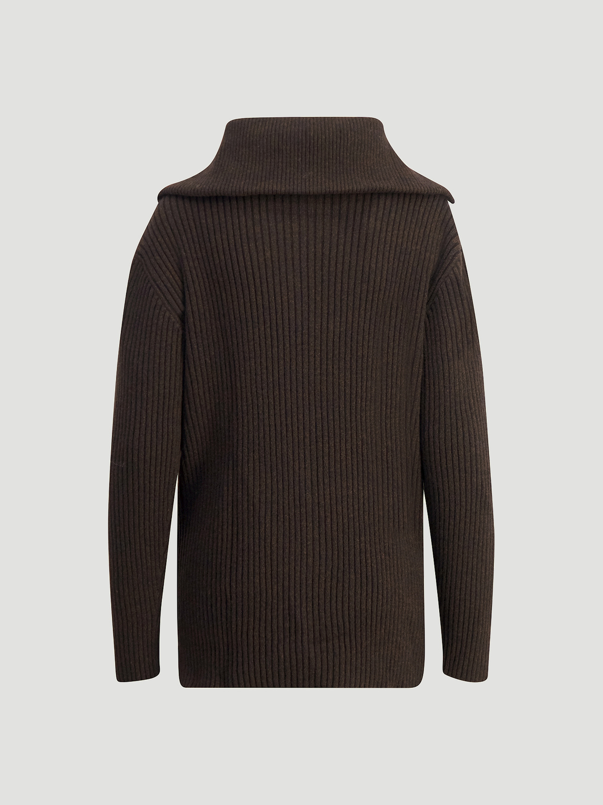 React Knit Sweater Dk. Brown 5