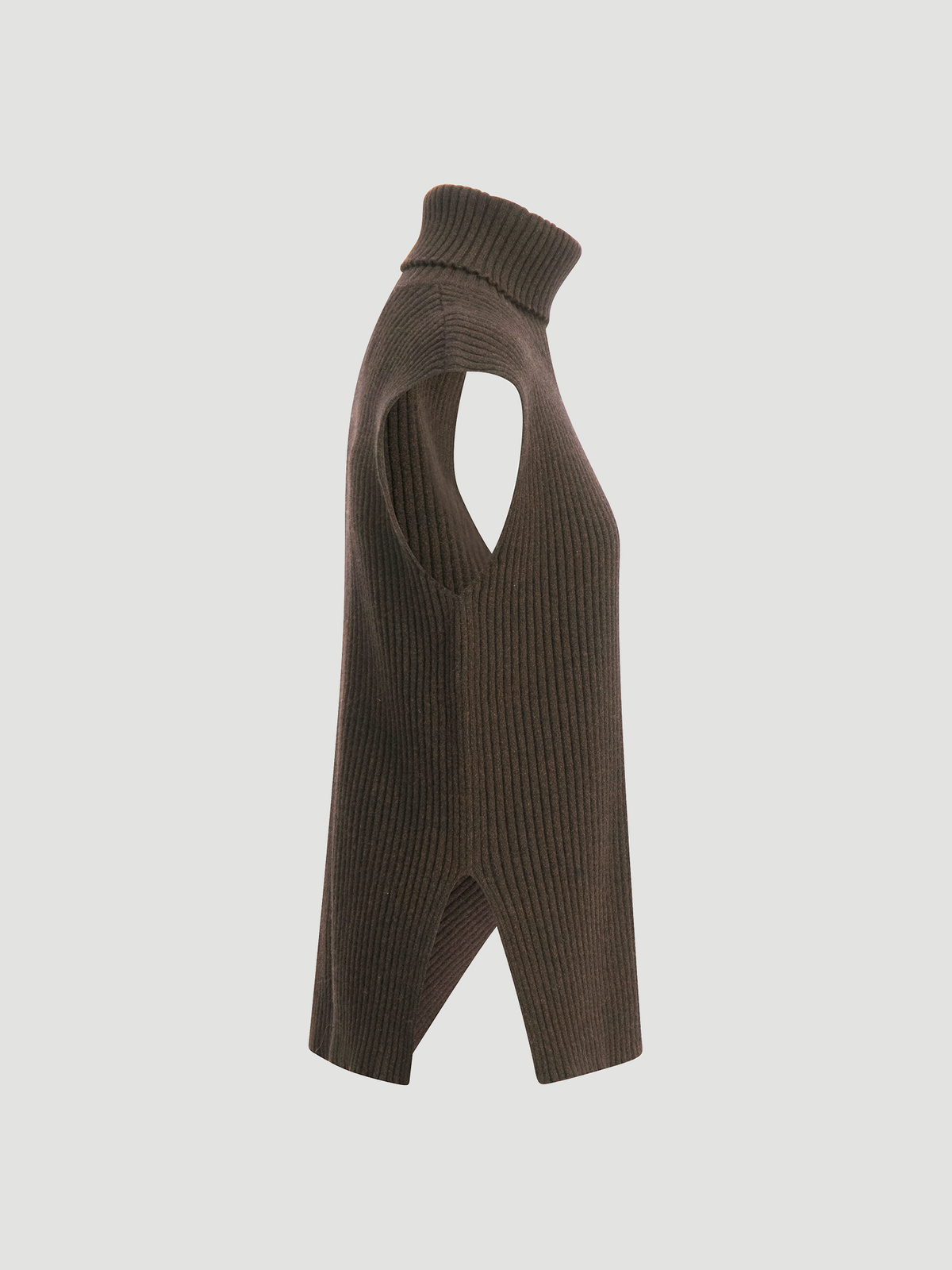 Justice Knit Vest Dk. Brown 6