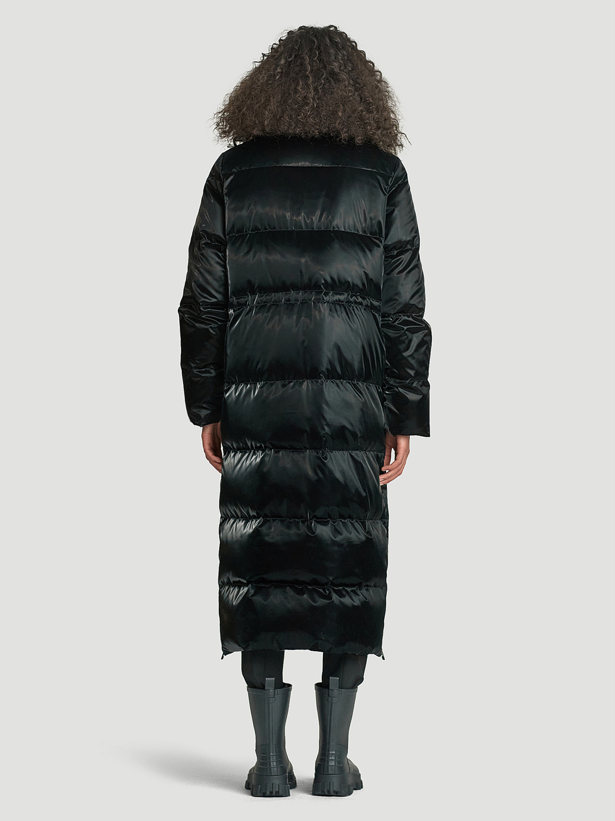 Ramoen Shiny Down Jacket Black 3