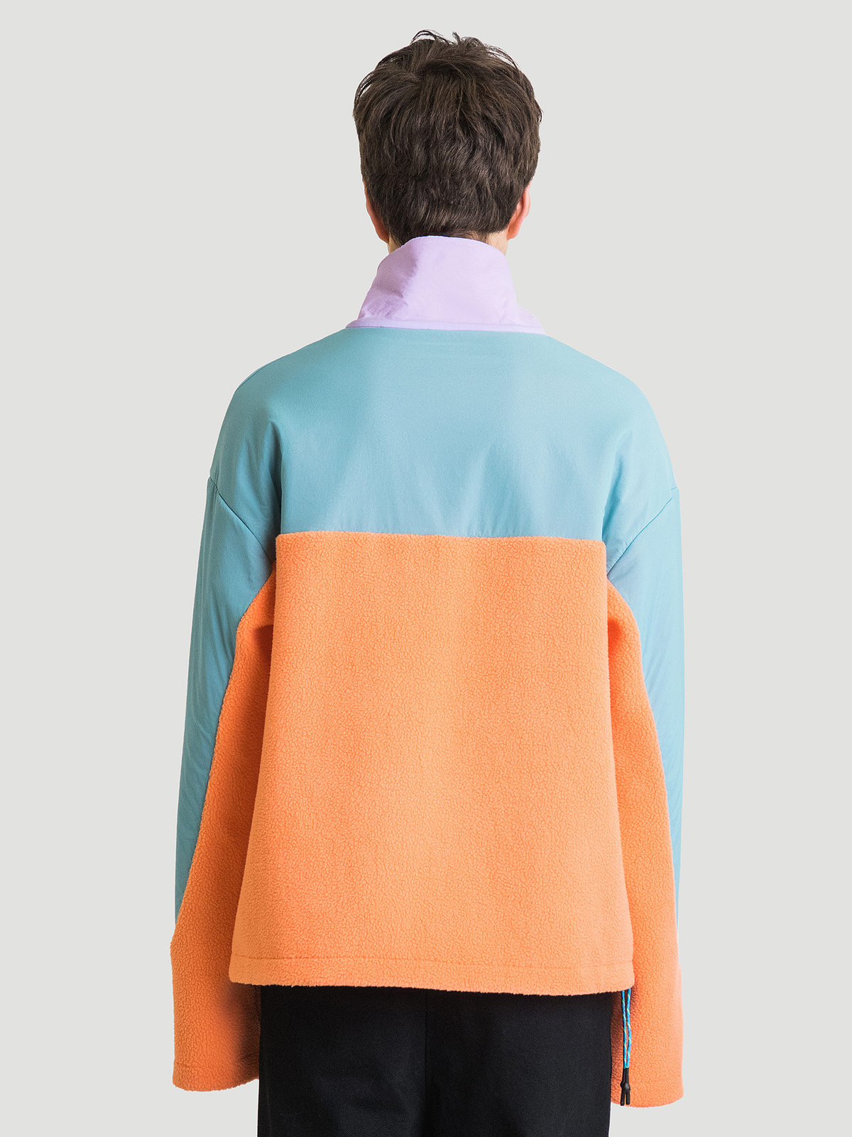 Hanger Fleece Half Zip Coral Lilac 11