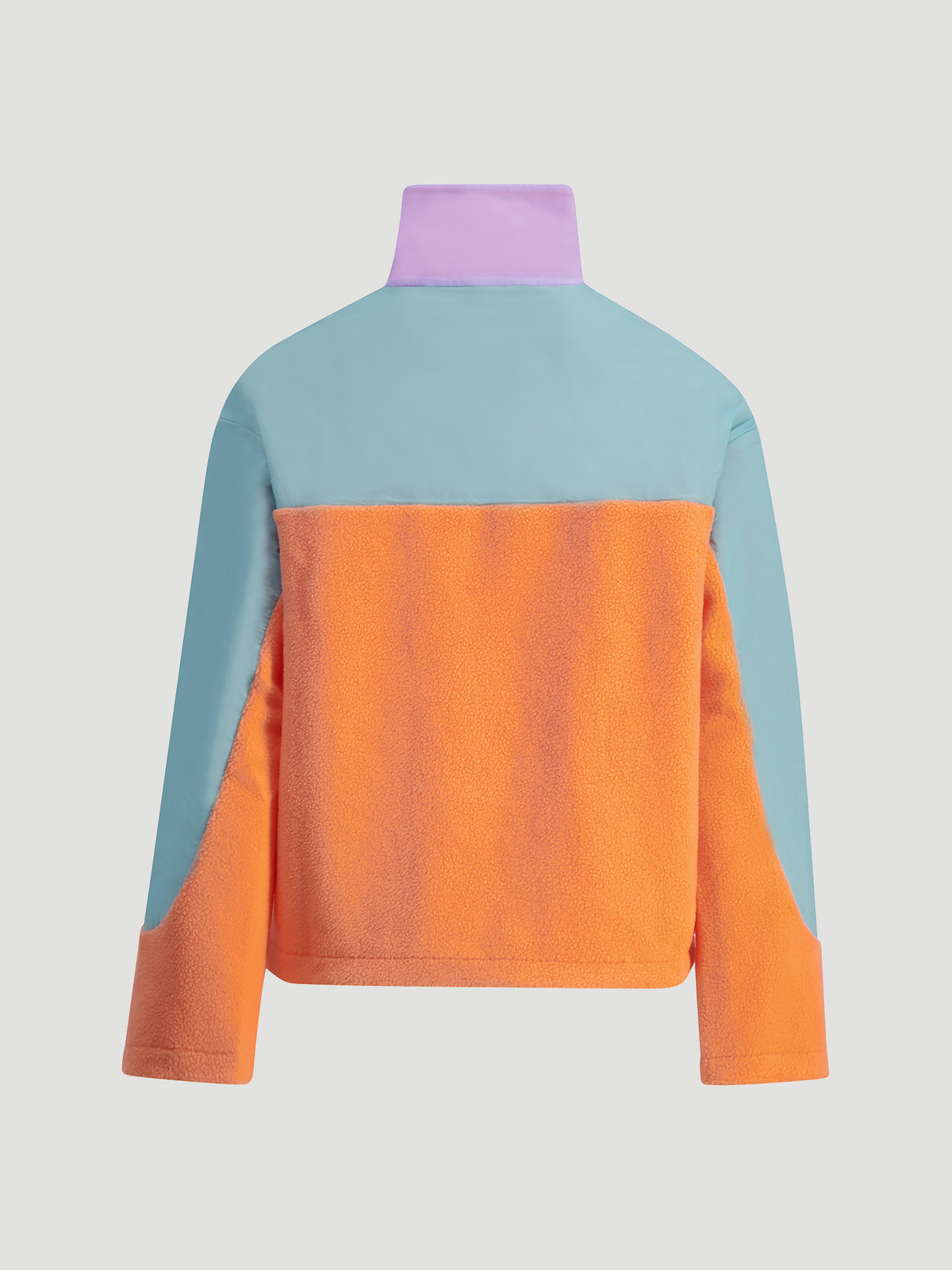 Hanger Fleece Half Zip Coral Lilac 2