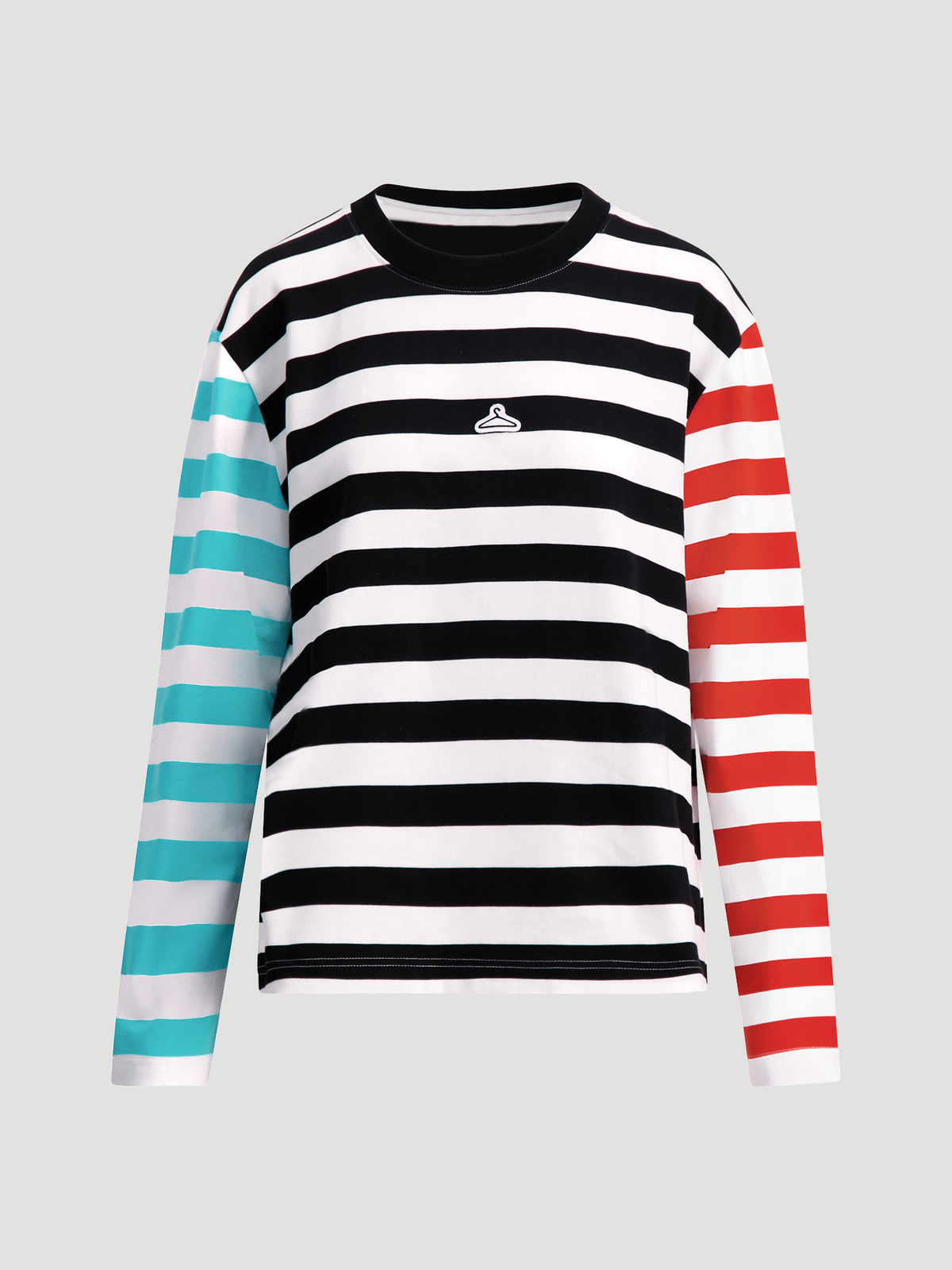 Hanger Multi Striped Longsleeve Black Mix 0