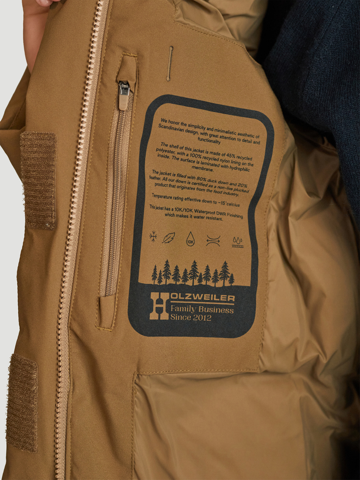 Besseggen Down Jacket Lt. Brown 2