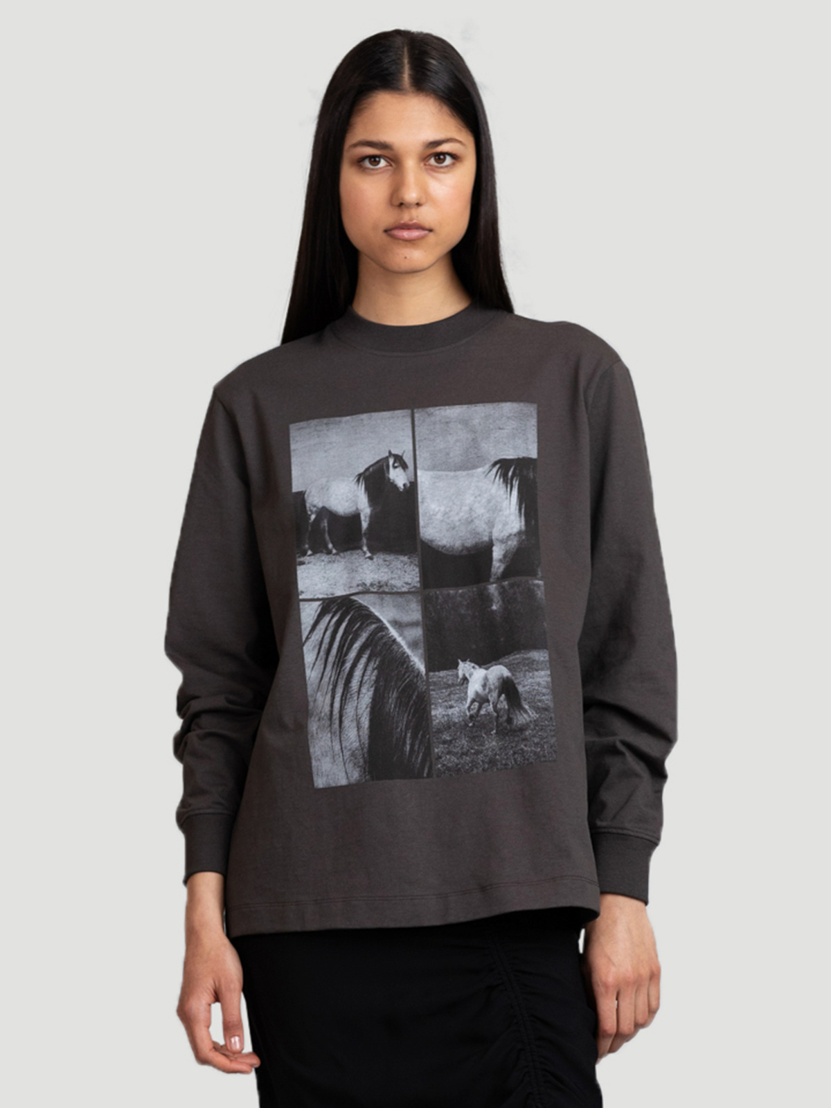 Luring Print LS Dk. Grey 0