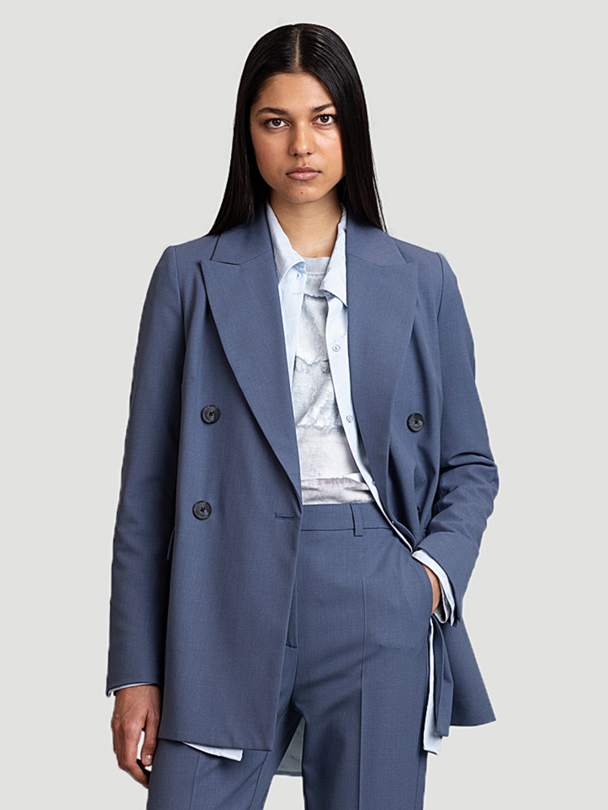 Stegastein Blazer Mid Blue 2