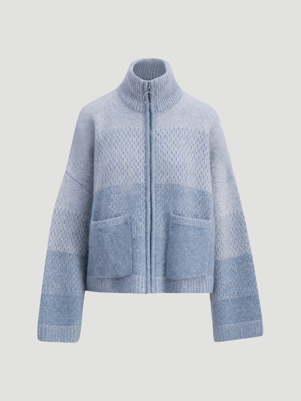 Tine Knit Cardigan Lt. Blue 6
