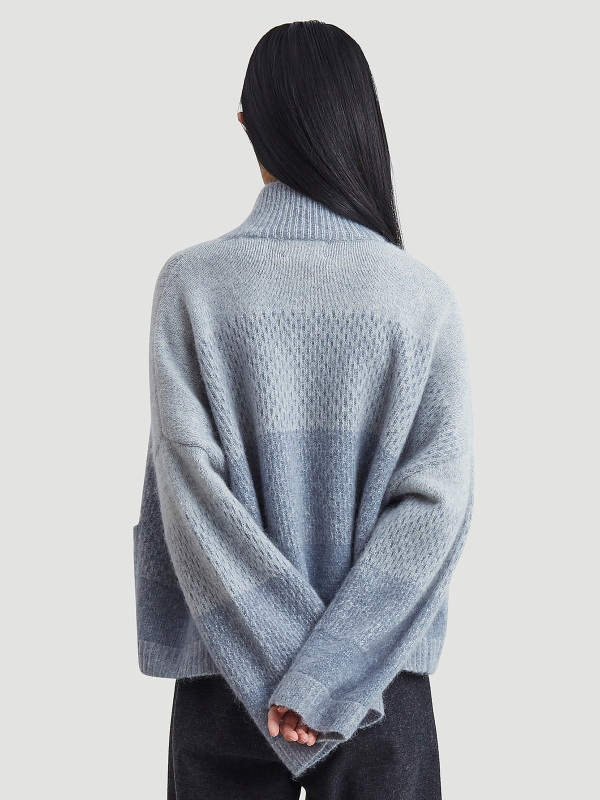 Tine Knit Cardigan Lt. Blue 5