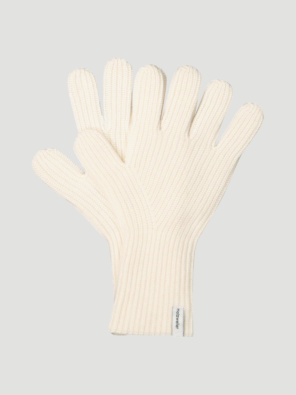 Tiem Cashmere Mittens Ecru 2