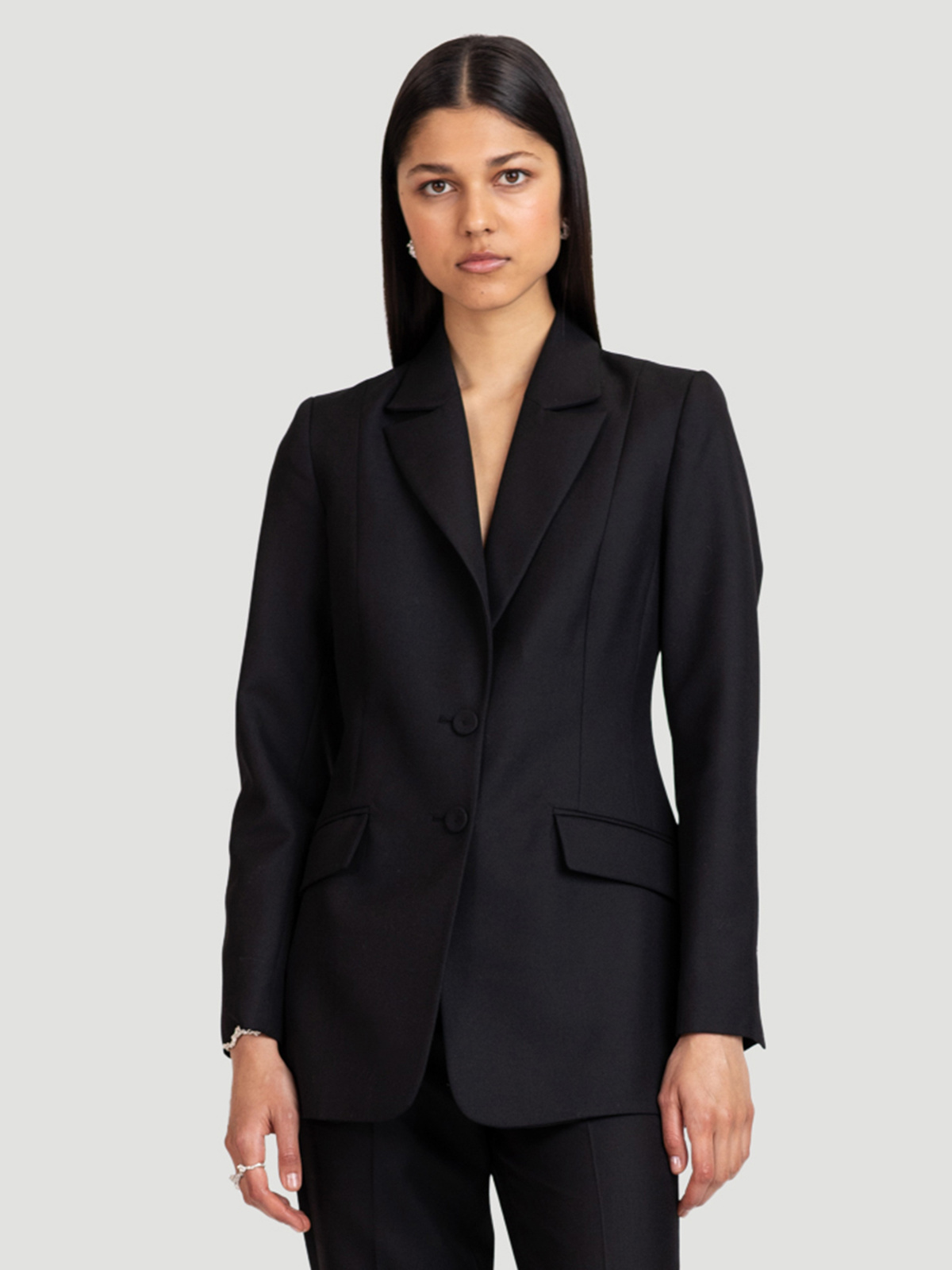 Angelonia Structure Blazer Black 0