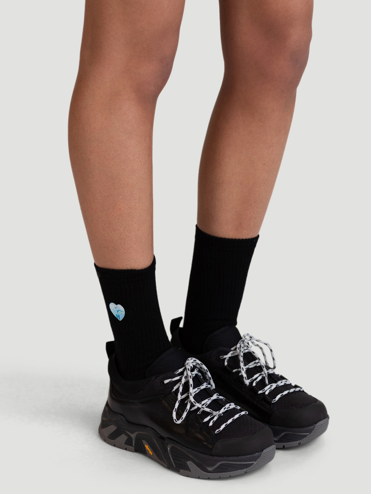 Holzweiler Earth Tennis Sock Black 1