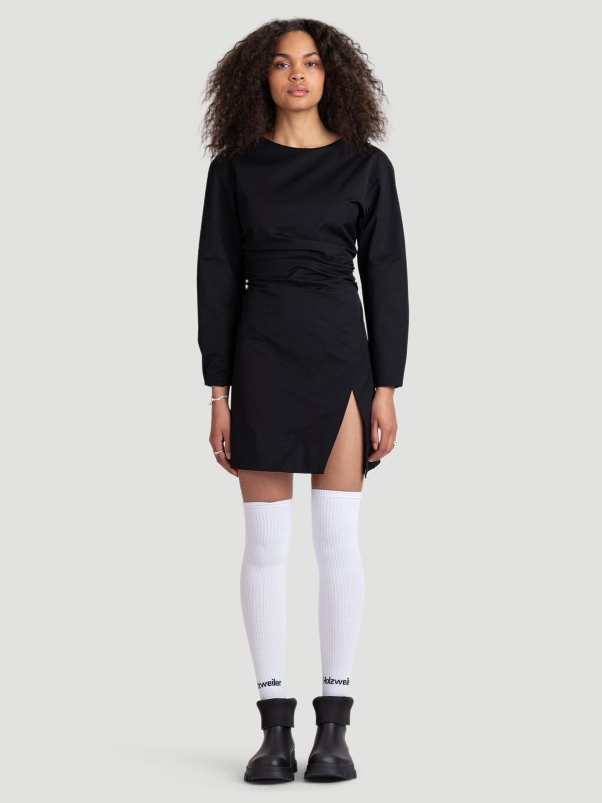 Holzweiler Tall Tennis Sock White 1