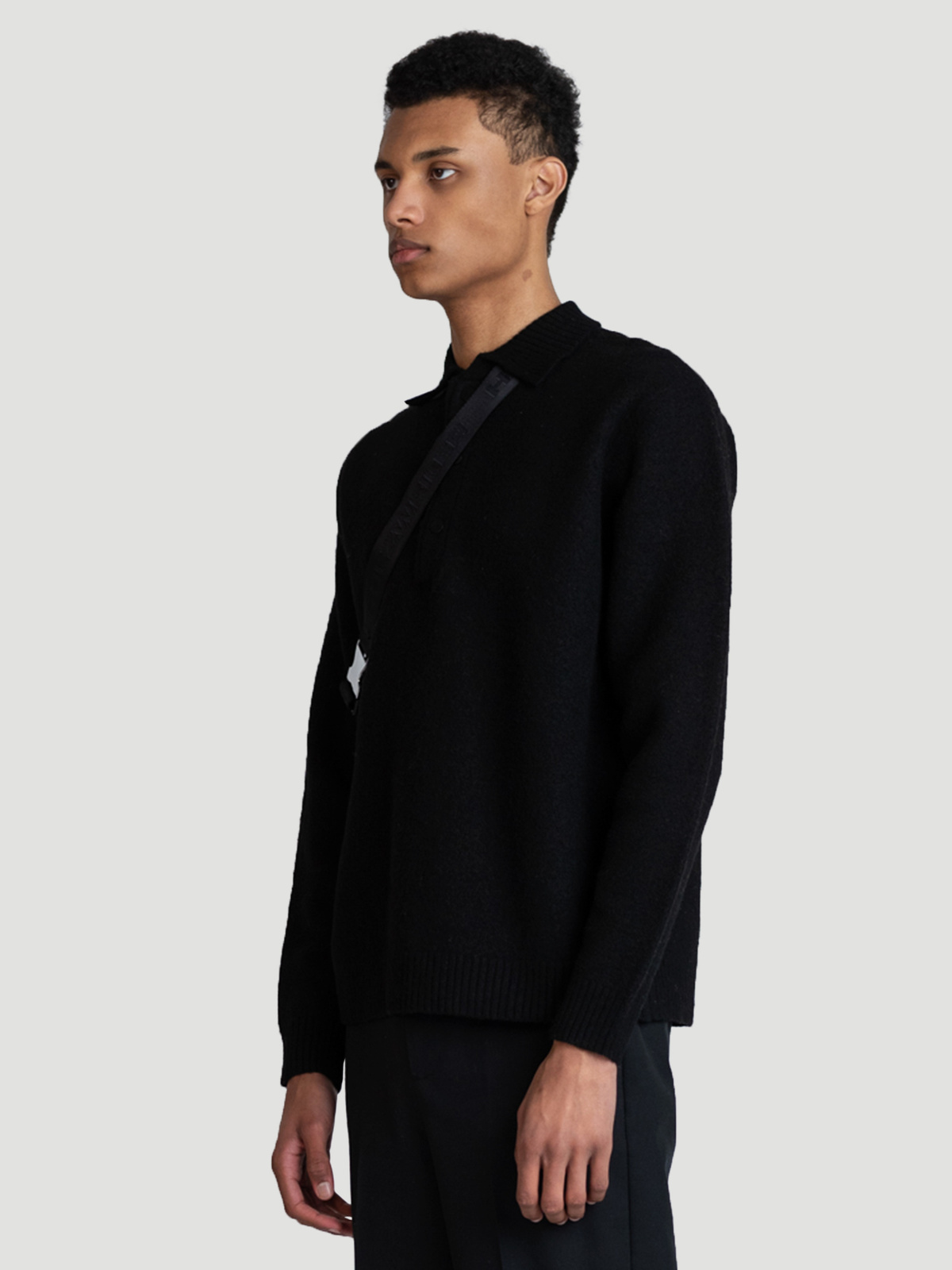 Bacha Knit Polo Black 1