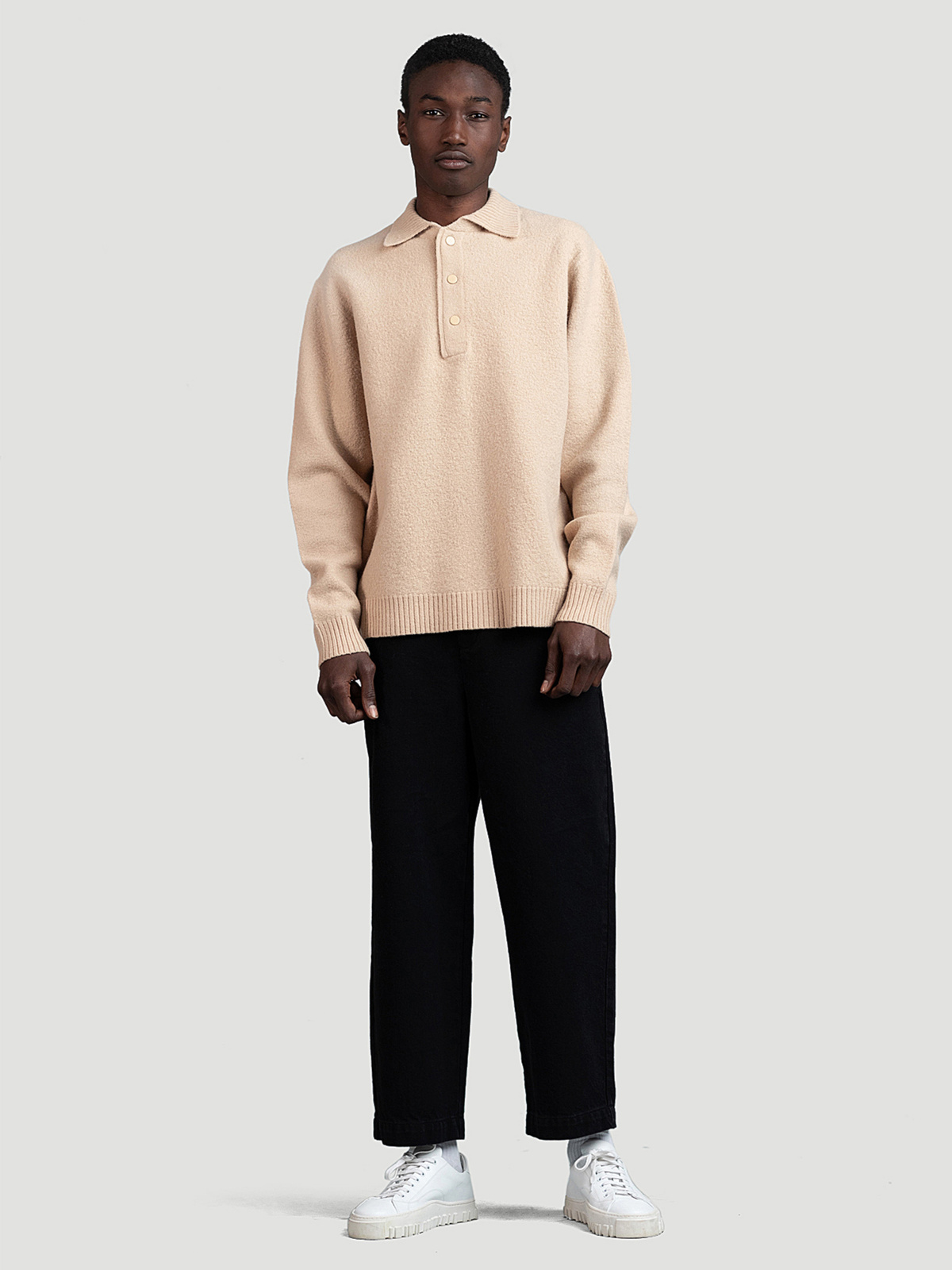 Bacha Knit Polo Sand 2
