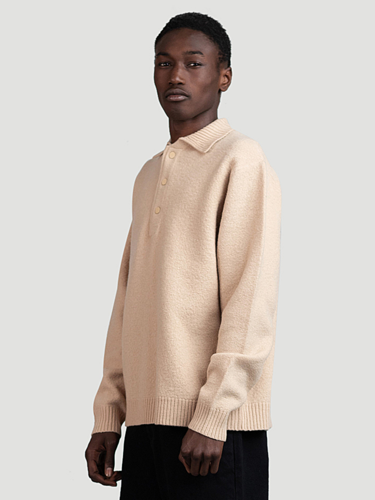 Bacha Knit Polo Sand 1