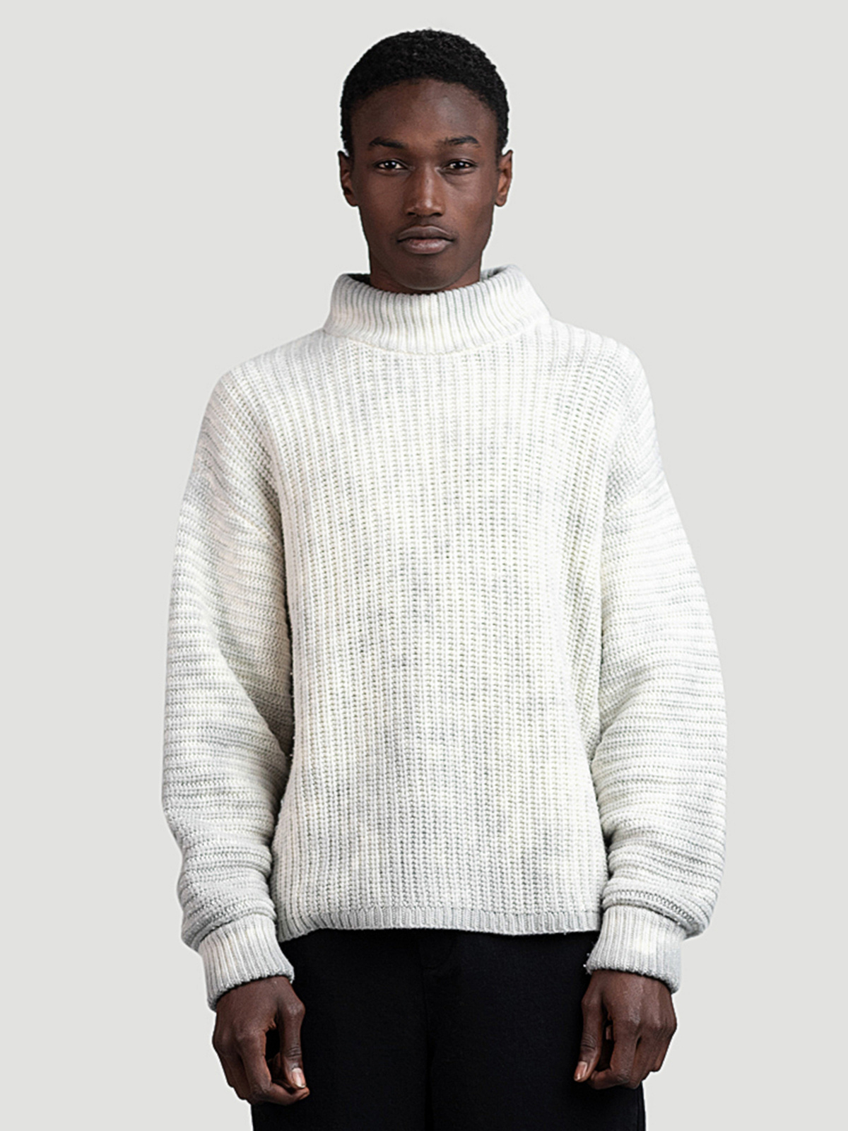 Mory Funnel Neck Ecru Mix 0