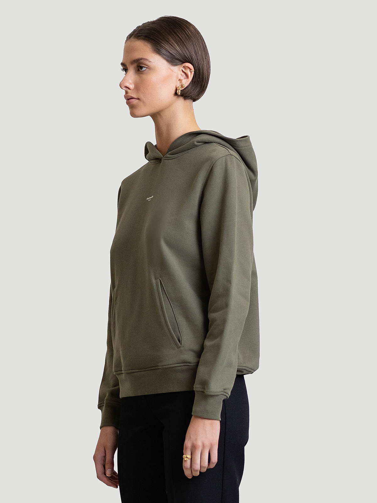 W. Oslo Hoodie Army 2