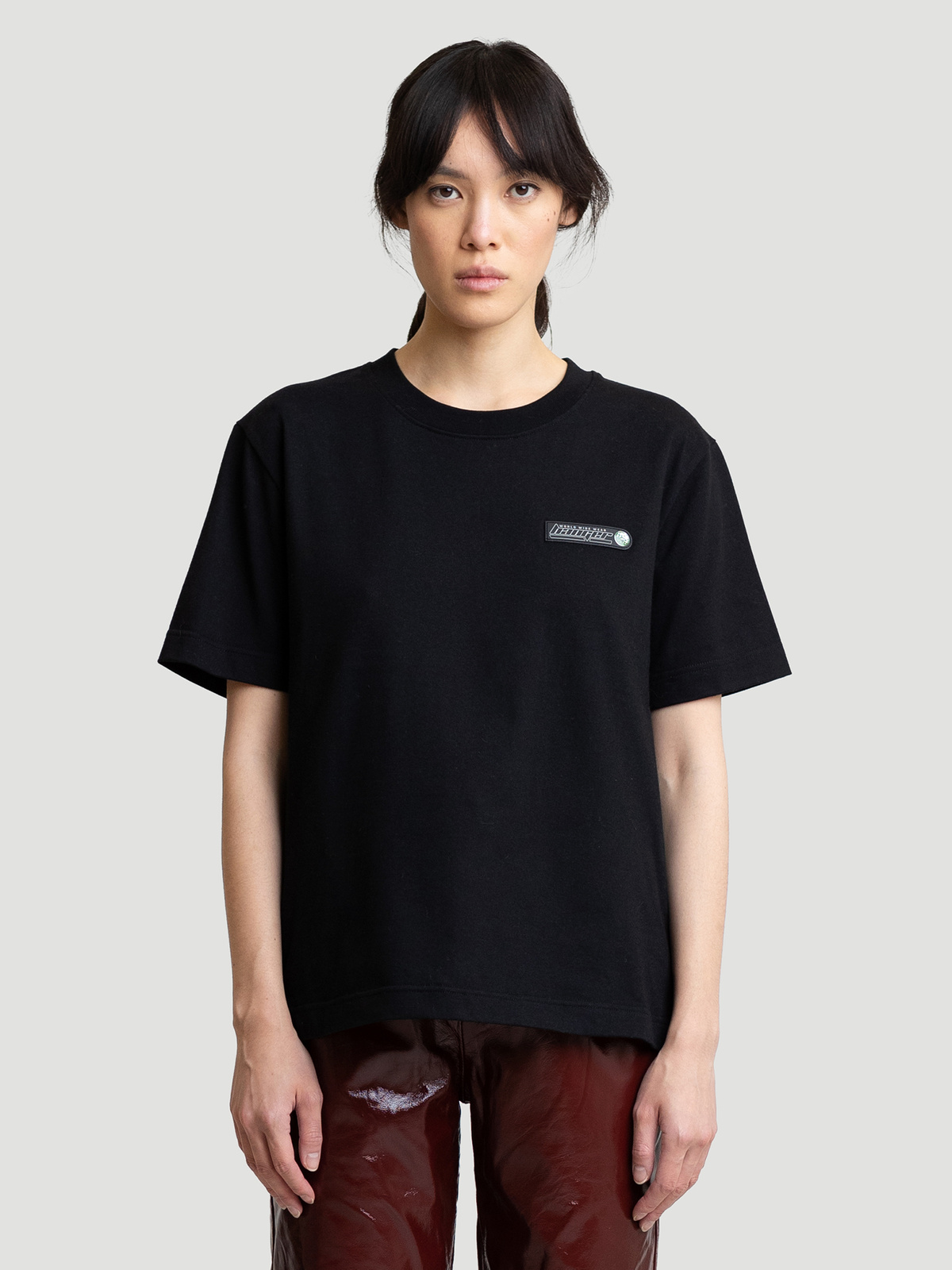Hanger Chrome Print Tee Black 0