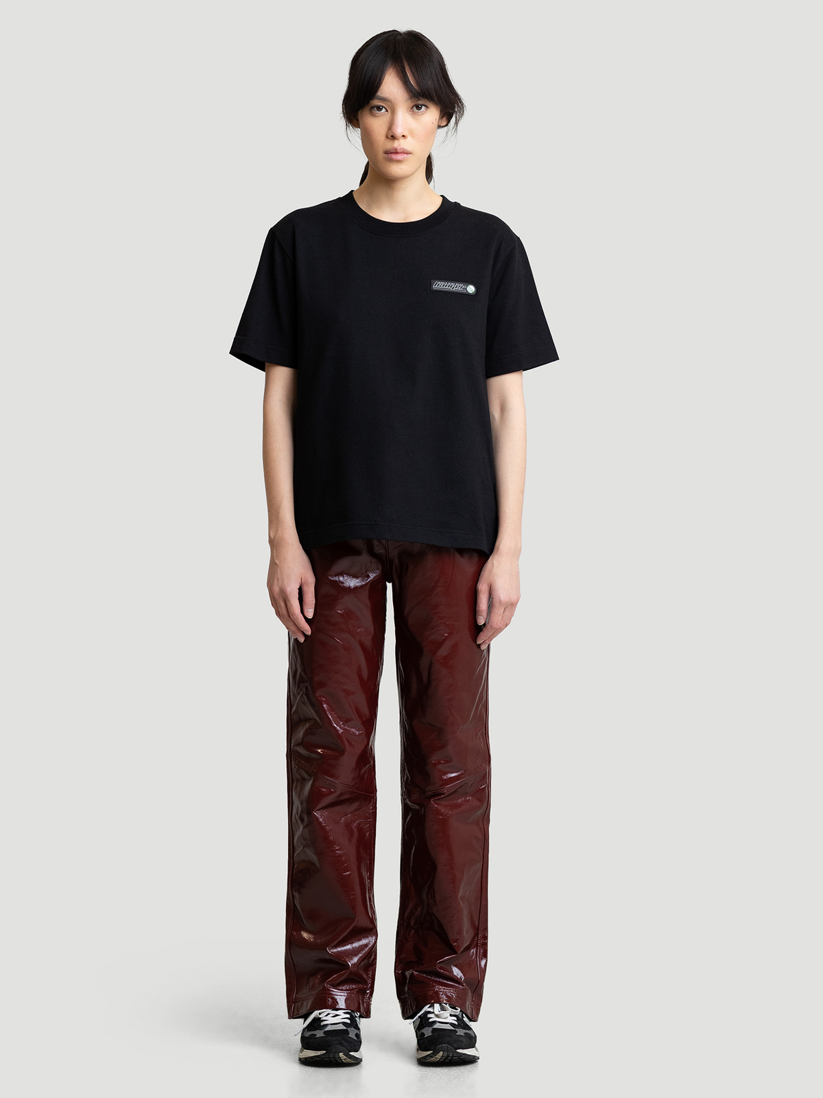 Hanger Chrome Print Tee Black 6