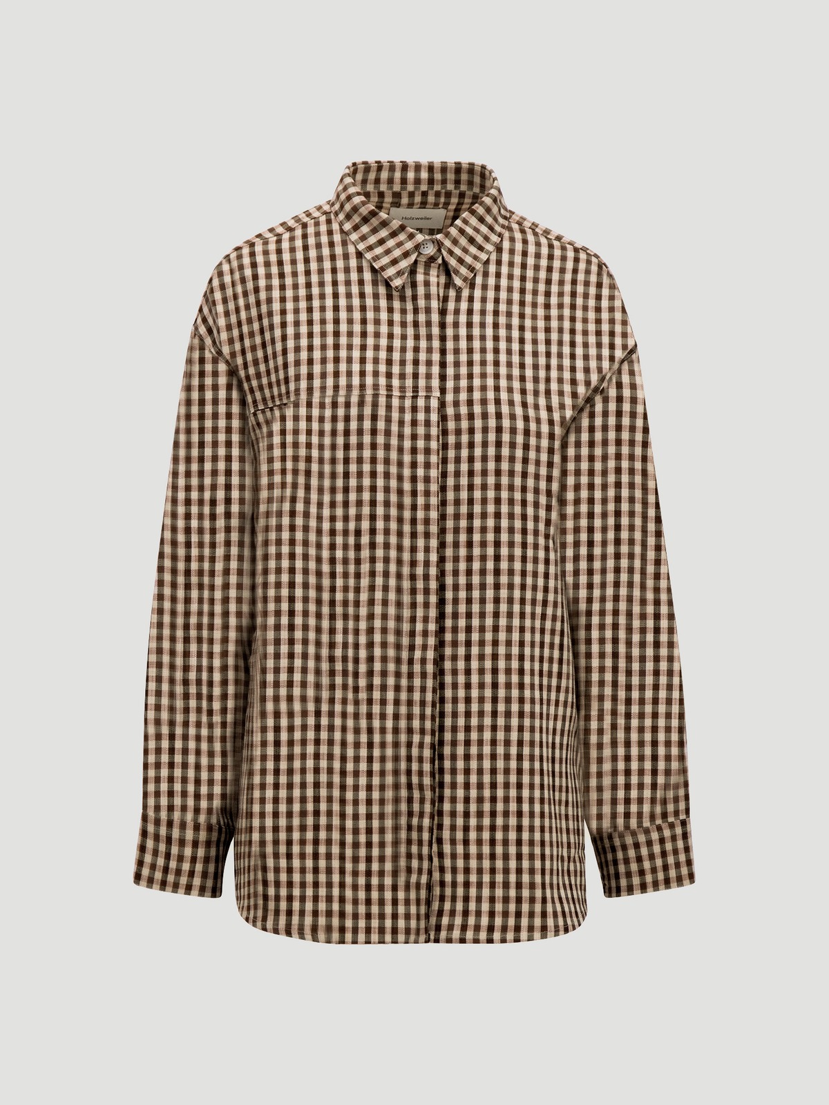 Dais Check Shirt - Brown Check - Holzweiler