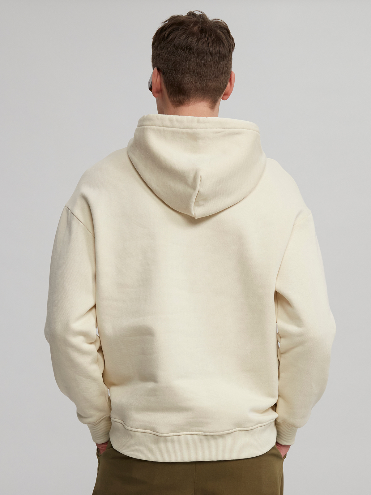 Stellar Print Hoodie Ecru 4