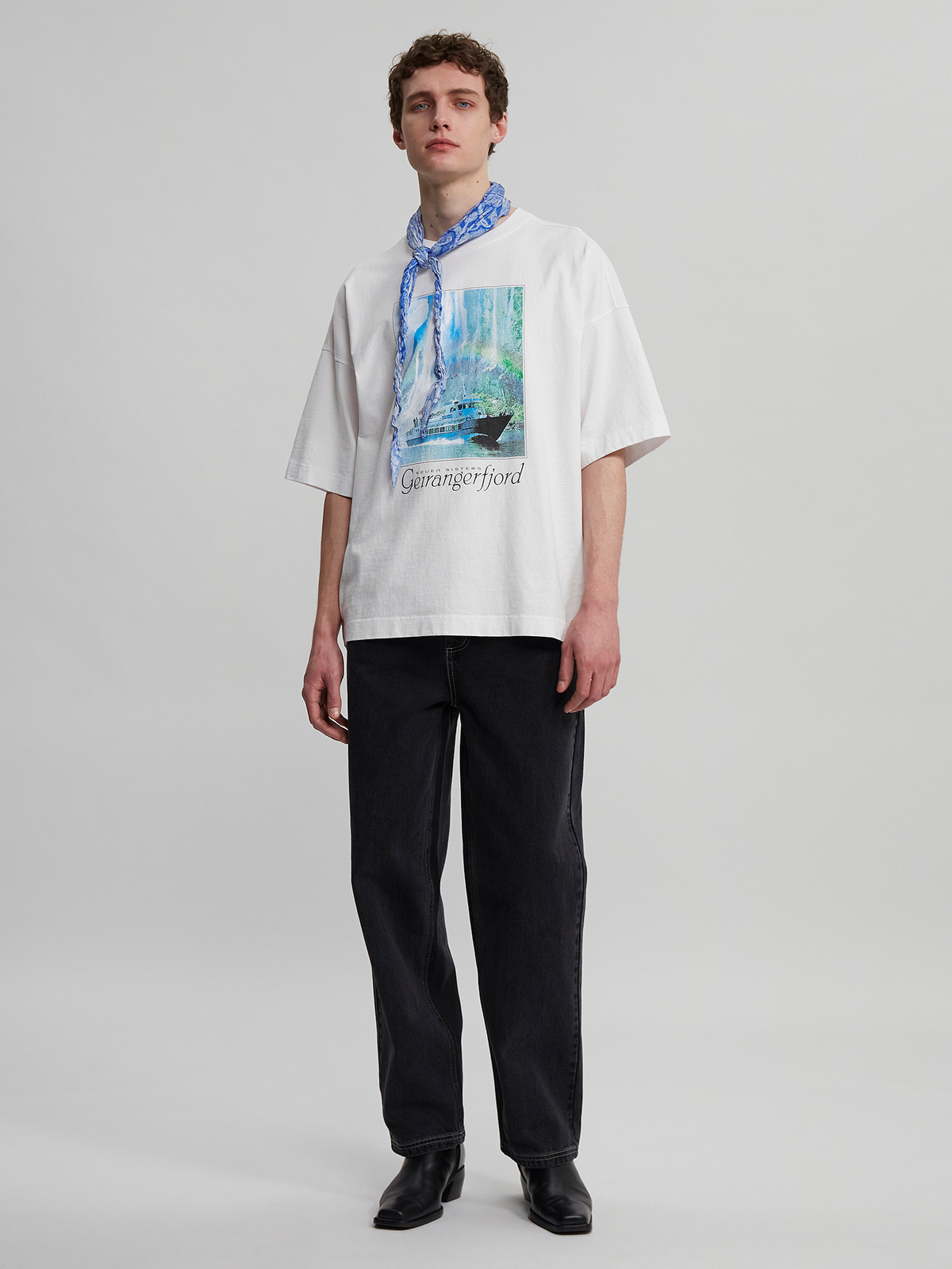 M. Wings Tourist Tee White Geiranger 1
