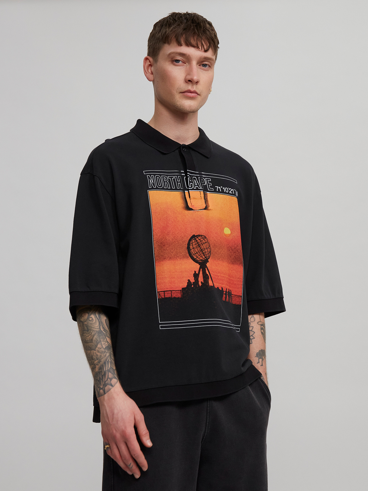 M. Monolith Tourist Polo Black Northcape 6