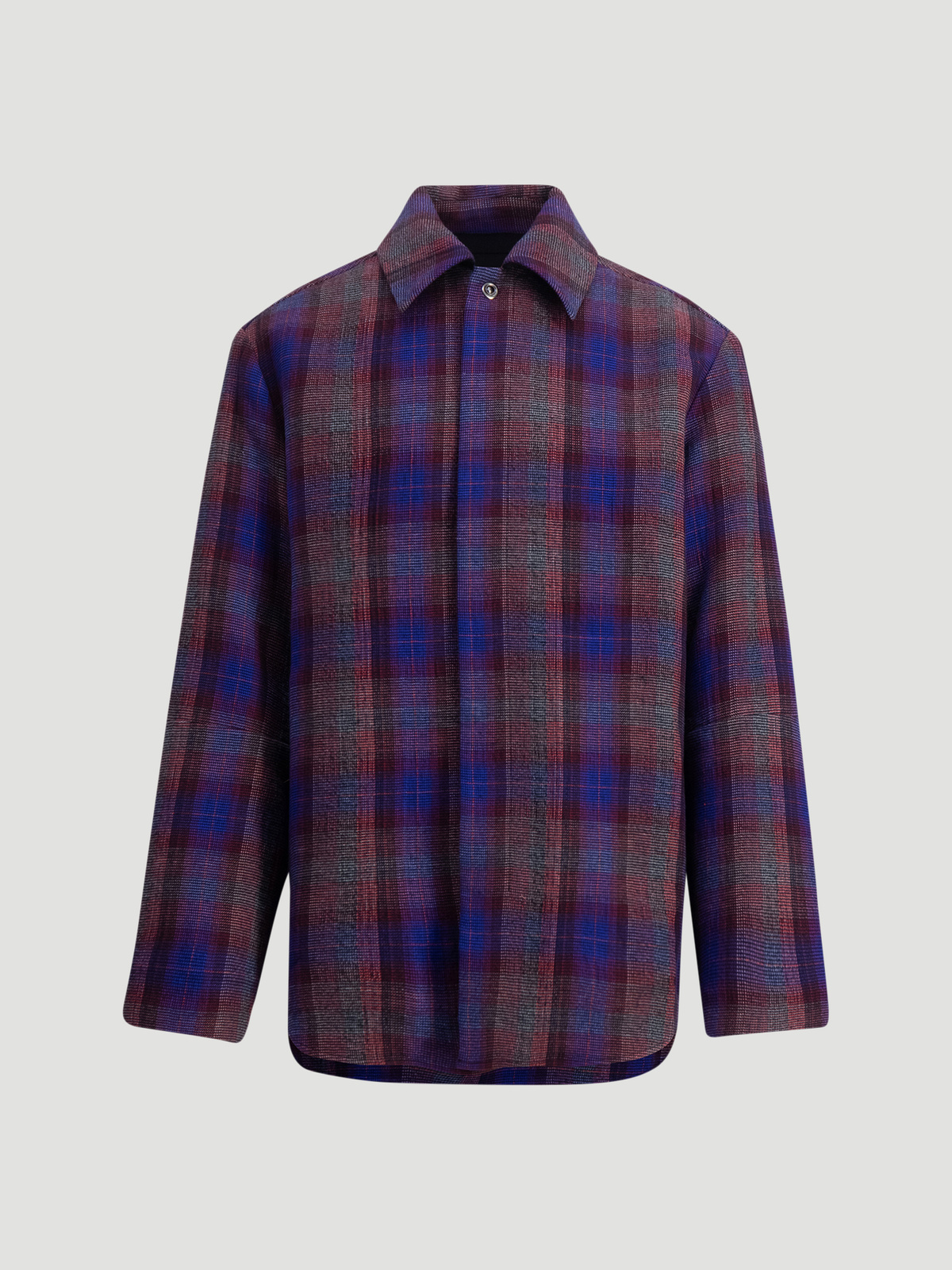 Simol Overshirt Blue Check 8
