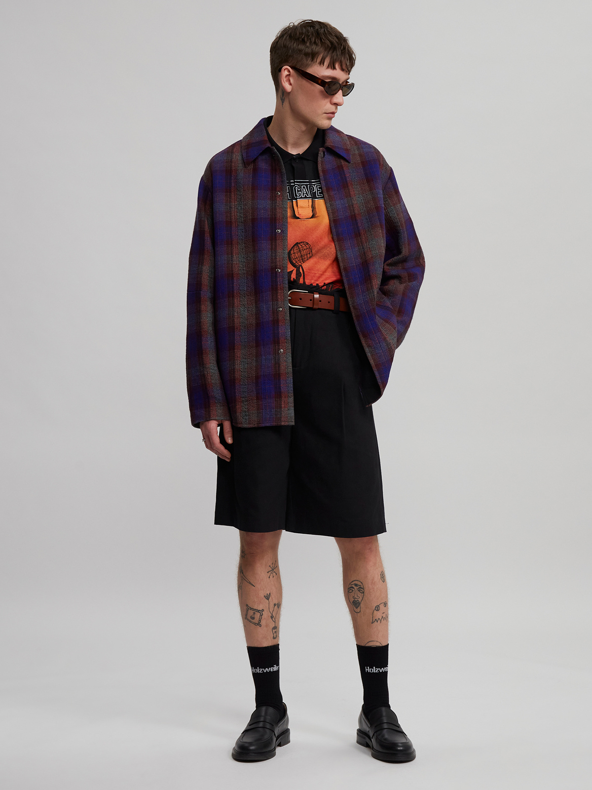 Simol Overshirt Blue Check 1