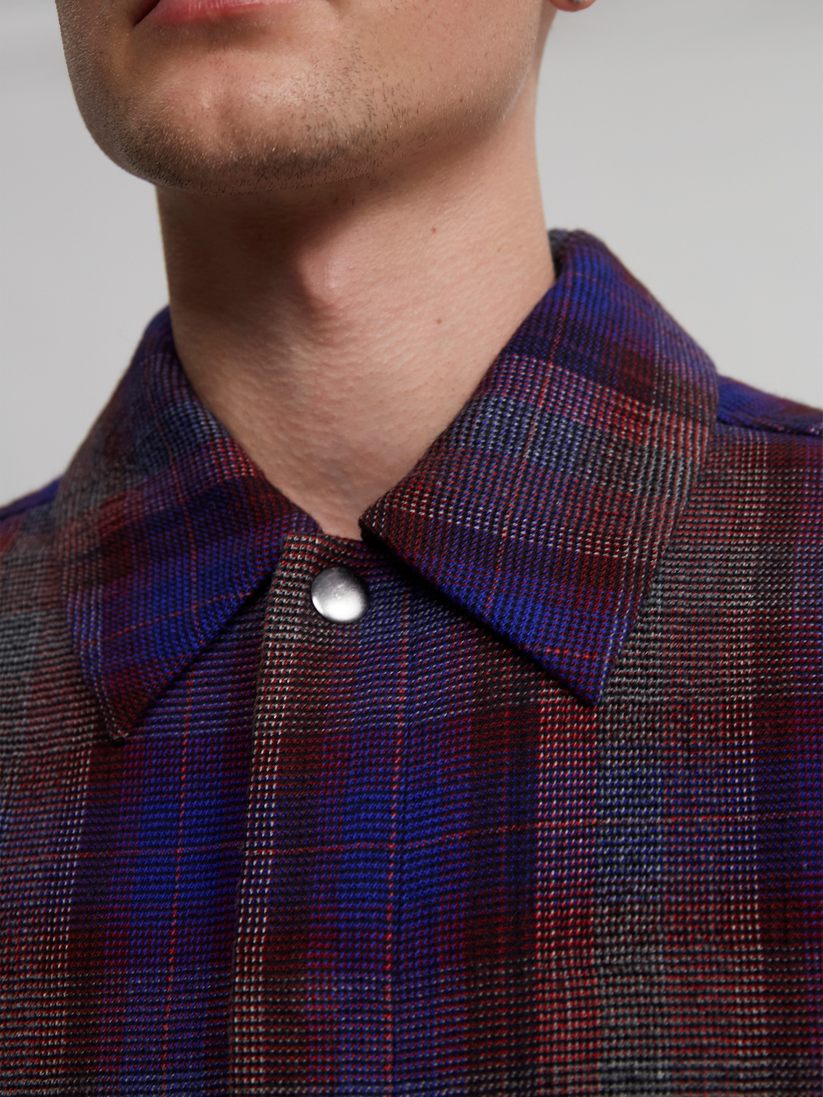 Simol Overshirt Blue Check 3