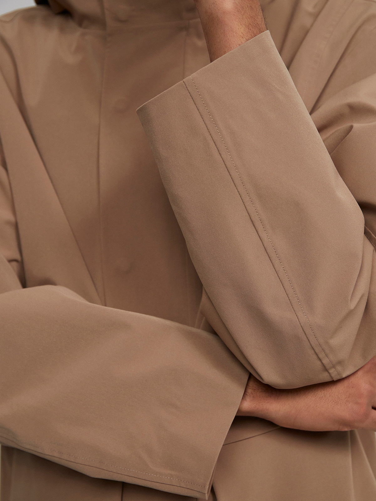 Fane Shell Jacket Taupe 7