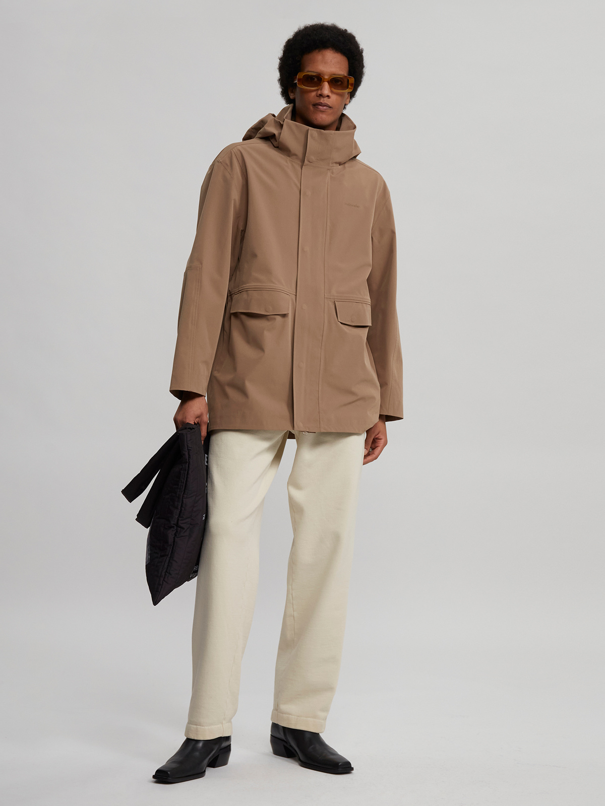 Fane Shell Jacket Taupe 0