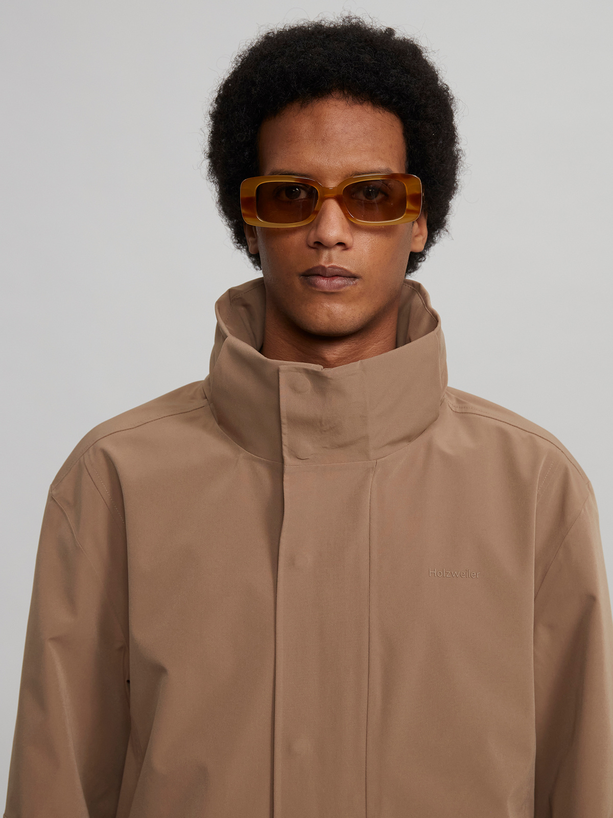 Fane Shell Jacket Taupe 3