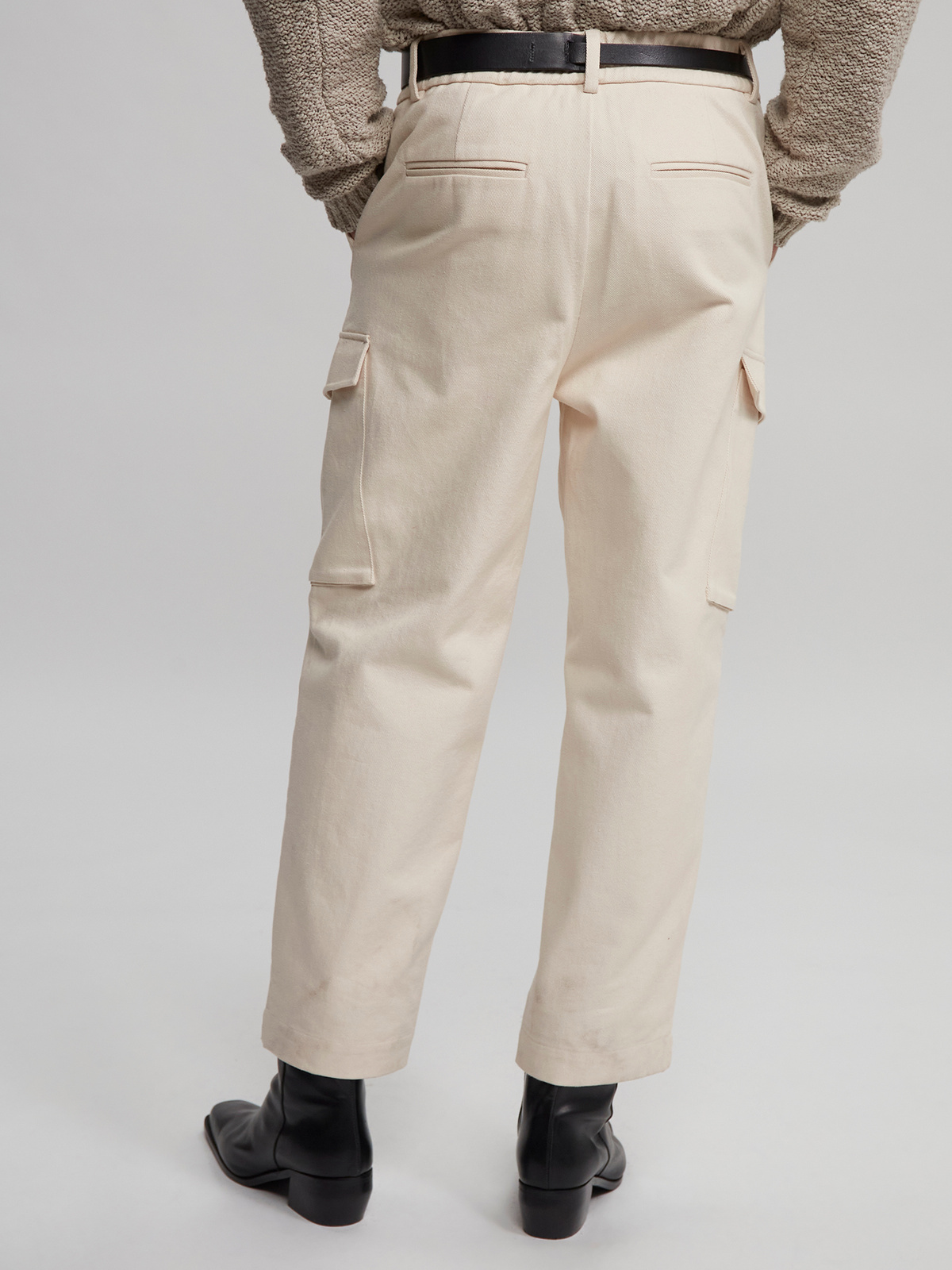 Gino Cargo Trouser Ecru 6