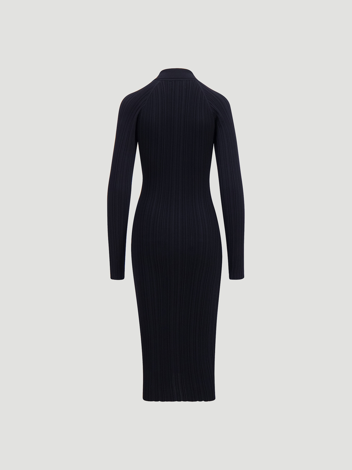 Trestle Knit Dress Black 6