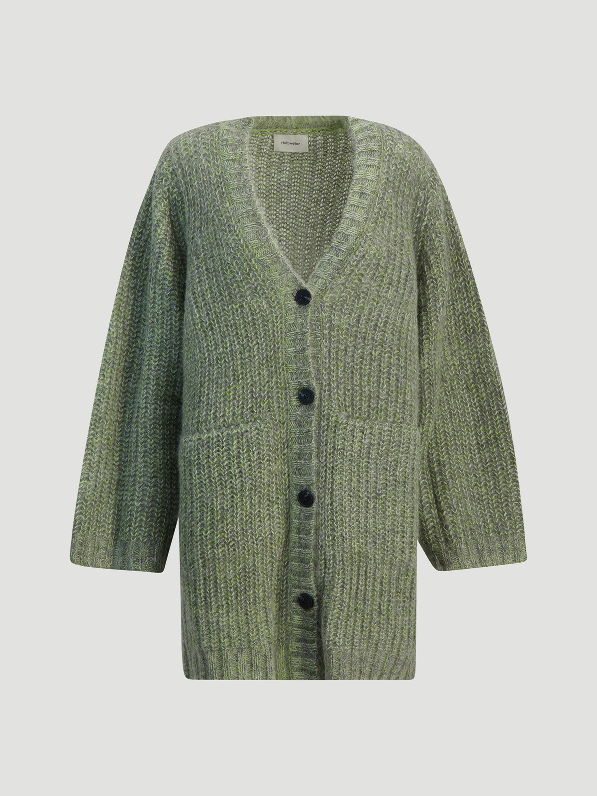 Passage Knit Cardigan Green Mix 6