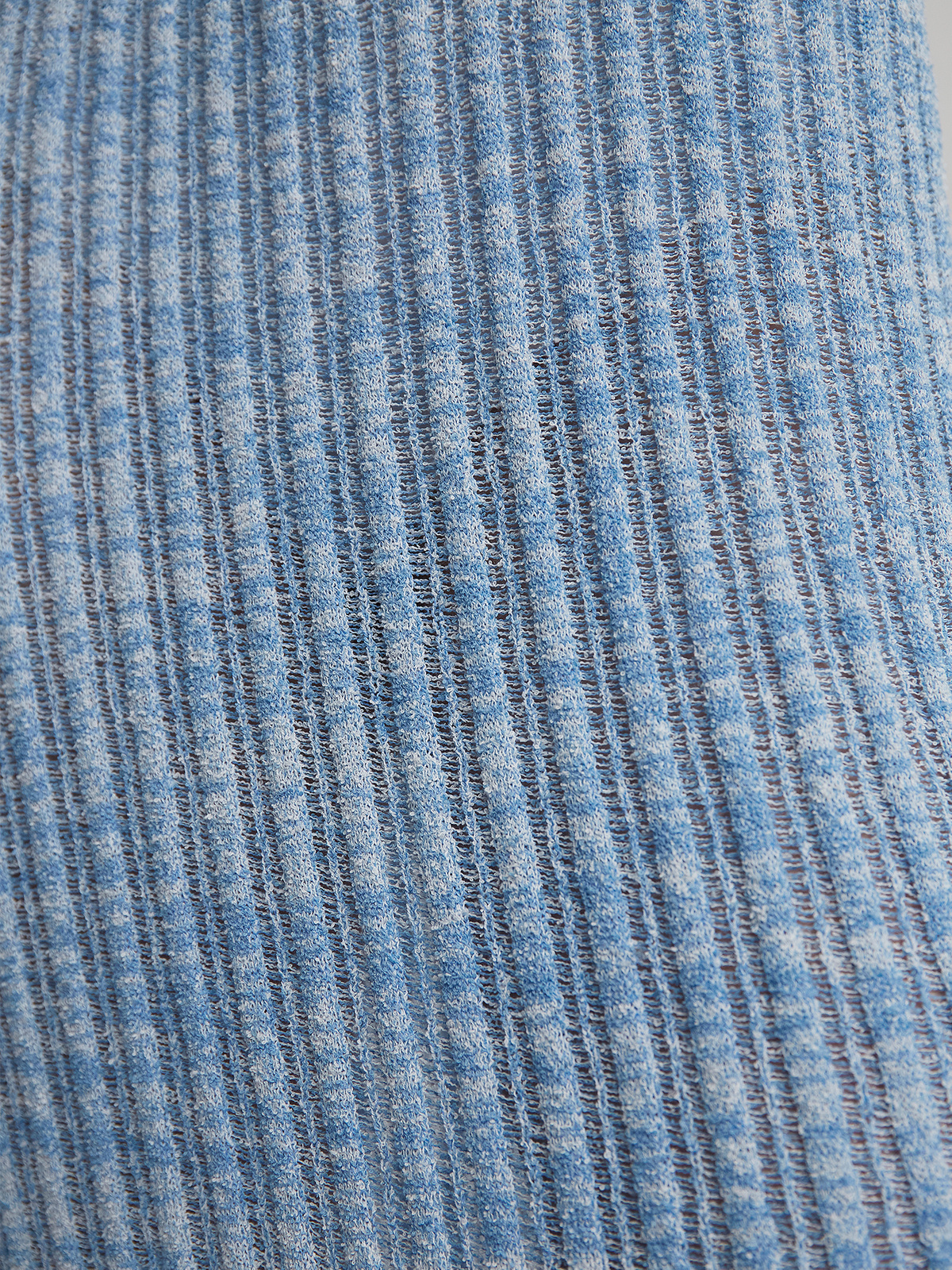 Trail Knit Dress Blue Mix 2
