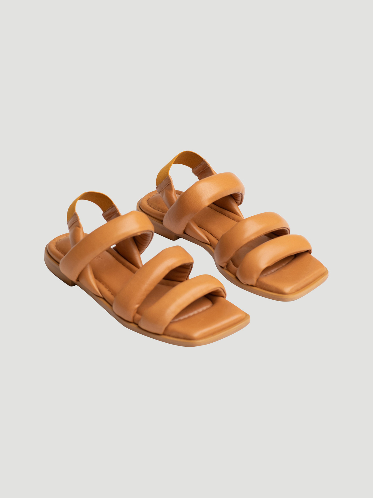 Kate Padded Sandal Camel 3